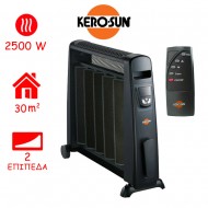 Kerosun KRMC-25E , Καλοριφέρ Mica 2500W Με Ηλεκτρονικό Θερμοστάτη & RC 