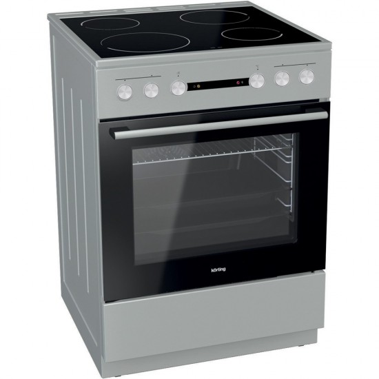 Korting KEC6A40XPGKRT 741904 Κουζίνα Κεραμική (71lt) Inox 60cm Korting KEC6A40XPGKRT 741904 Κουζίνα Κεραμική (71lt) Inox 60cm