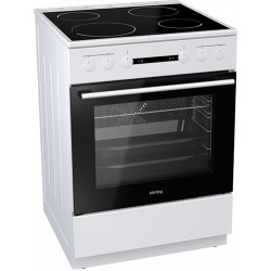 Korting KEC 6151 WPG ηλεκτρική κουζίνα με Κεραμική Εστία Λευκή 60cm 71lt ,11 λειτουργίας,POP διακόπτες Korting KEC 6151 WPG ηλεκτρική κουζίνα με Κεραμική Εστία Λευκή 60cm 71lt ,11 λειτουργίας,POP διακόπτες