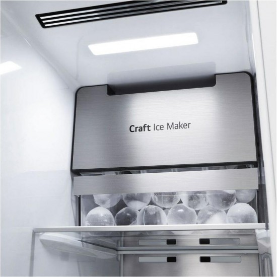 LG GSXV90MCDE Ψυγείο Multi Door,  InstaView Door-in-Door™.635lt Full No Frost Υ179xΠ91.3xΒ73.5cm Μαύρο WiFi