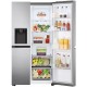 LG GSLV70PZTE Ψυγείο Ντουλάπα 635lt Total NoFrost με ψηφιακούς αισθητήρεςΥ179xΠ91.3xΒ73.5εκ. Inox - Silver ,χειρισμός με τον Φωνητικό βοηθό,ThinQ™ / Smart Diagnosis / Wifi