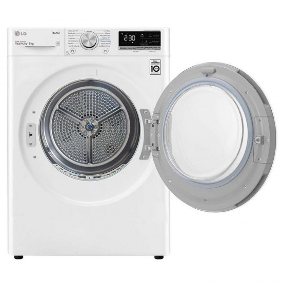 LG RH80V9AVHN Στεγνωτήριο DUAL Inverter Heat Pump™ 8kg A+++ με Αντλία Θερμοτητος Hybrid (Υβριδικό),Wifi LG RH80V9AVHN Στεγνωτήριο DUAL Inverter Heat Pump™ 8kg A+++ με Αντλία Θερμοτητος Hybrid (Υβριδικό),Wifi