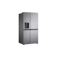 LG GSLV51PZXE Ψυγείο Ντουλάπα 635lt Full No Frost Υ179cmxΠ91.3cmxΒ73.5cm ,Platinum Silver / Ασημί ,Παροχή νερού από εσωτερικό παγούρι