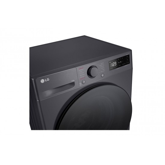 LG F4WR511S2M Πλυντήριο Ρούχων 11kg 1400 Στροφών Γκρι , Μοτέρ Inverter /6 Motion Direct Drive,AI DD™,TurboWash™