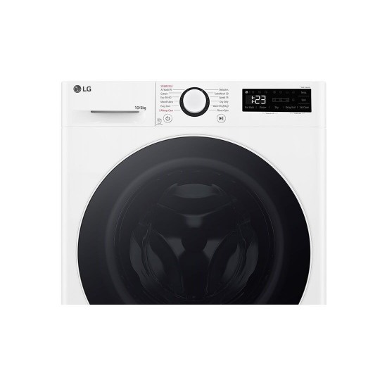 LG F4DR510S0W Πλυντήριο-Στεγνωτήριο 10kg/6kg, 1400 Στροφές, με Ατμό & Wifi, A/D, Λευκό ,AI DD,TurboWash 360˚