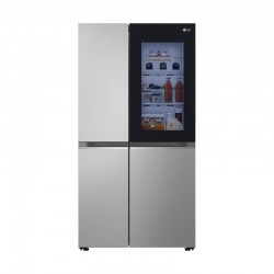 LG GSVV80PYLL Ψυγείο Ντουλάπα 655lt Full No Frost Υ179xΠ91.3xΒ73.5cm Inox ,Linear Compressor,Door Cooling,,instaView.