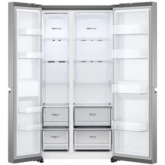 LG GSBV70PZTM Ψυγείο Ντουλάπα 655lt Full No Frost Υ179xΠ91.3xΒ732.5cm Inox LG GSBV70PZTM Ψυγείο Ντουλάπα 655lt Full No Frost Υ179xΠ91.3xΒ732.5cm Inox