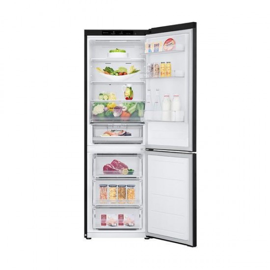 LG GBV3100EEP Ψυγειοκαταψύκτης 344lt Total NoFrost Μαύρος,Multi Air Flow,Linear Cooling ,Door Cooling 