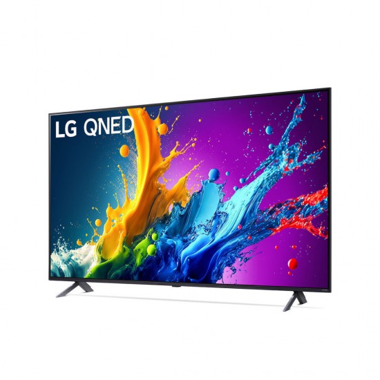 LG 65QNED80T6A Smart Τηλεόραση 65" 4K UHD QNED HDR ,alpha 5 AI 4K Gen7, 