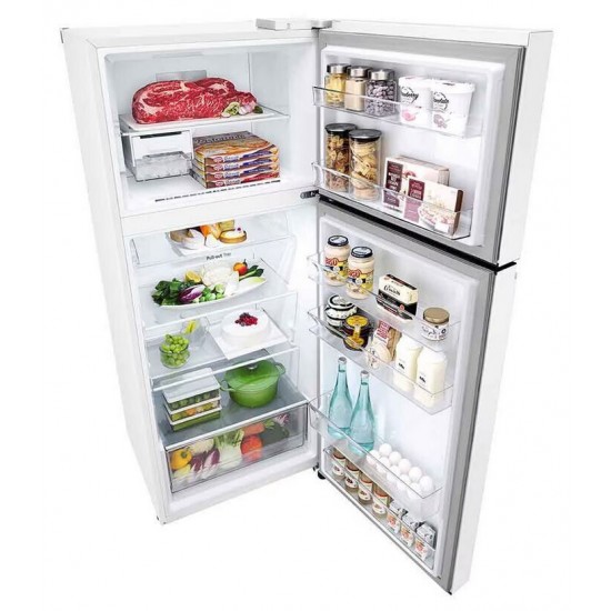 LG GTBV36SWGKD Ψυγείο Δίπορτο 395lt Total NoFrost Υ176xΠ70xΒ68cm Λευκό,Inverter Compressor,Door Cooling ™