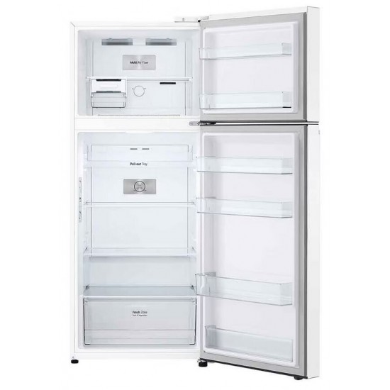 LG GTBV36SWGKD Ψυγείο Δίπορτο 395lt Total NoFrost Υ176xΠ70xΒ68cm Λευκό,Inverter Compressor,Door Cooling ™