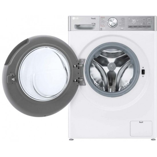 LG F4DR913P3WA Πλυντήριο Στεγνωτήριο Ρούχων 13kg/7kg Ατμού 1400 Στροφές