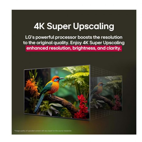 LG 65QNED70A6A Smart Τηλεόραση 65" 4K UHD QNED HDR (2025) ,alpha 7 4K AI Processor Gen8