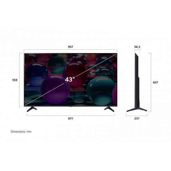 LG 43UA73006LA Smart Τηλεόραση 43" 4K UHD DLED HDR (2025),AI Search,AI Chatbot,AI Concierge,AI Picture Wizard LG 43UA73006LA Smart Τηλεόραση 43" 4K UHD DLED HDR (2025),AI Search,AI Chatbot,AI Concierge,AI Picture Wizard