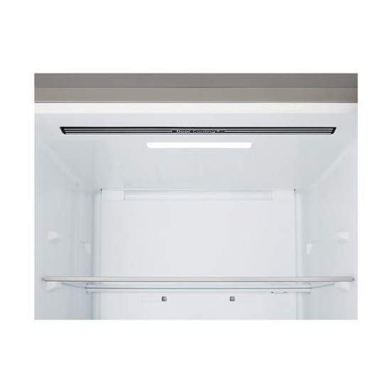 LG GBBSJ20EPY Ψυγειοκαταψύκτης 375lt Total NoFrost Υ203xΠ59.7xΒ67.4cm Ασημί,ThinQ (Wi-Fi),DoorCooling+™Τεχνητή  Νοημοσύνη