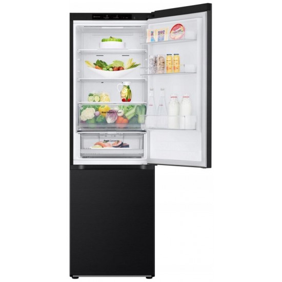 LG GBV3100EEP Ψυγειοκαταψύκτης 344lt Total NoFrost Μαύρος,Multi Air Flow,Linear Cooling ,Door Cooling 