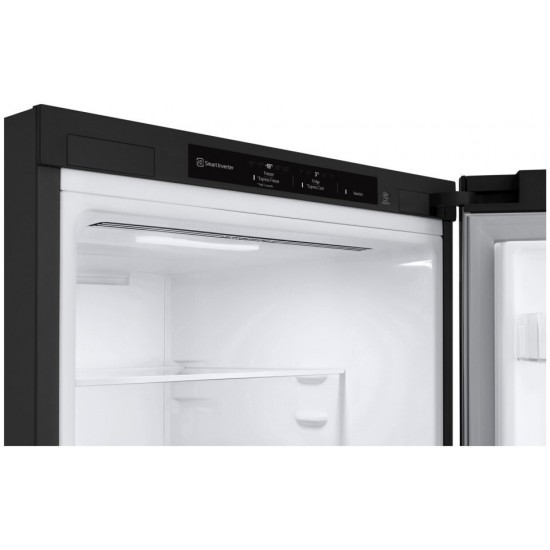 LG GBV3100EEP Ψυγειοκαταψύκτης 344lt Total NoFrost Μαύρος,Multi Air Flow,Linear Cooling ,Door Cooling 