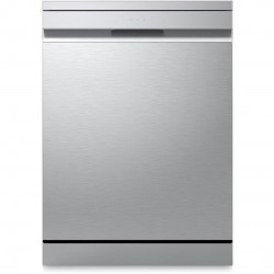 LG DF375HVS Πλυντήριο Πιάτων 60cm ,14 Σερβίτσια 60cm με Wi-Fi Inox ,QuadWash με 4 βραχίονες ψεκασμού, EasyRack Plus + 3ο ράφι,Τεχνολογία TrueSteam