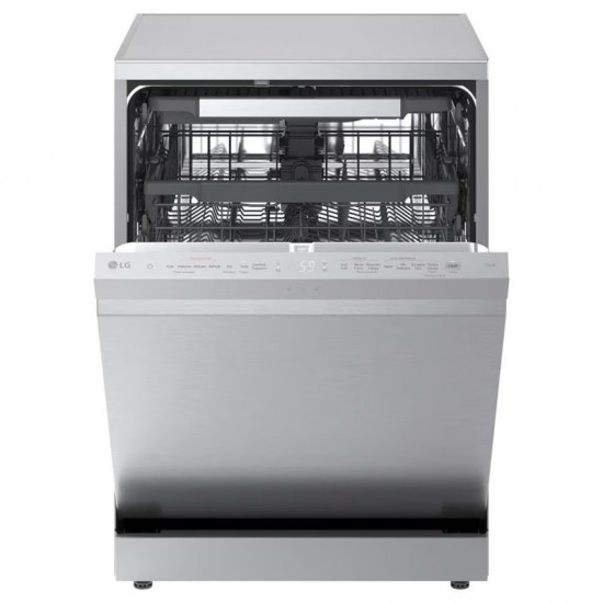 LG DF375HVS Πλυντήριο Πιάτων 60cm ,14 Σερβίτσια 60cm με Wi-Fi Inox ,QuadWash με 4 βραχίονες ψεκασμού, EasyRack Plus + 3ο ράφι,Τεχνολογία TrueSteam LG DF375HVS Πλυντήριο Πιάτων 60cm ,14 Σερβίτσια 60cm με Wi-Fi Inox ,QuadWash με 4 βραχίονες ψεκασμού, EasyRack Plus + 3ο ράφι,Τεχνολογία TrueSteam