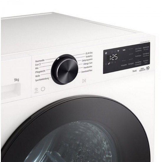 LG RHX5009TWB Στεγνωτήριο Ρούχων 9kgr με Αντλία Θερμότητας,Συμπιεστής DUAL Inverter Γρήγορο πρόγραμμα TurboDry LG RHX5009TWB Στεγνωτήριο Ρούχων 9kgr με Αντλία Θερμότητας,Συμπιεστής DUAL Inverter Γρήγορο πρόγραμμα TurboDry
