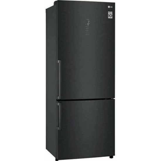 LG GBB569MCAMB Ψυγειοκαταψύκτης 462lt Total NoFrost Υ185xΠ70.5xΒ74εκ. Μαύρος,SmartThinQ™,Wi-Fi