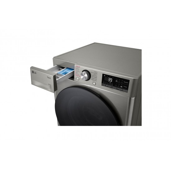 LG D4R7009TSSB Πλυντήριο-Στεγνωτήριο Ρούχων 9kg/6kg με Ατμό 1400 Στροφών με Wi-Fi