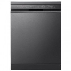 LG DF365FMS Πλυντήριο Πιάτων για 14 Σερβίτσια 60cm με Wi-Fi Μαύρο,TrueSteam και QuadWash.