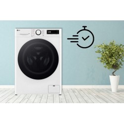 LG F4R5013TSWW Πλυντήριο Ρούχων 13kg με Ατμό 1400 Στροφών ,A-20%,AI DD™,Wifi ,TurboWash™ 39’, 6 Motion LG F4R5013TSWW Πλυντήριο Ρούχων 13kg με Ατμό 1400 Στροφών ,A-20%,AI DD™,Wifi ,TurboWash™ 39’, 6 Motion