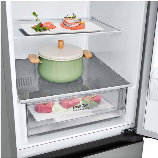 LG GBV21L0EPY Ψυγειοκαταψύκτης 344lt No Frost Υ186xΠ59.5xΒ68.2cm Inox LG GBV21L0EPY Ψυγειοκαταψύκτης 344lt No Frost Υ186xΠ59.5xΒ68.2cm Inox