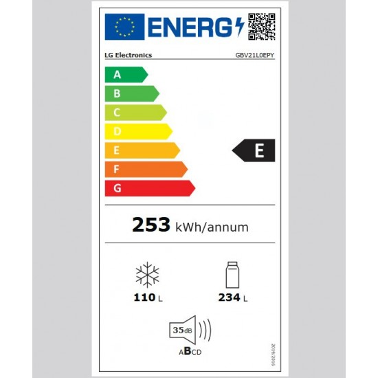 LG GBV21L0EPY Ψυγειοκαταψύκτης 344lt No Frost Υ186xΠ59.5xΒ68.2cm Inox LG GBV21L0EPY Ψυγειοκαταψύκτης 344lt No Frost Υ186xΠ59.5xΒ68.2cm Inox
