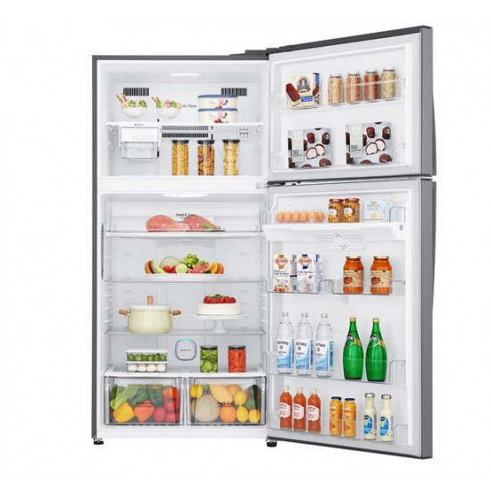 LG GTB916PZHED Ψυγείο Δίπορτο 592lt NoFrost Υ184xΠ86xΒ73cm Inox,LinearCooling™,Wi-Fi