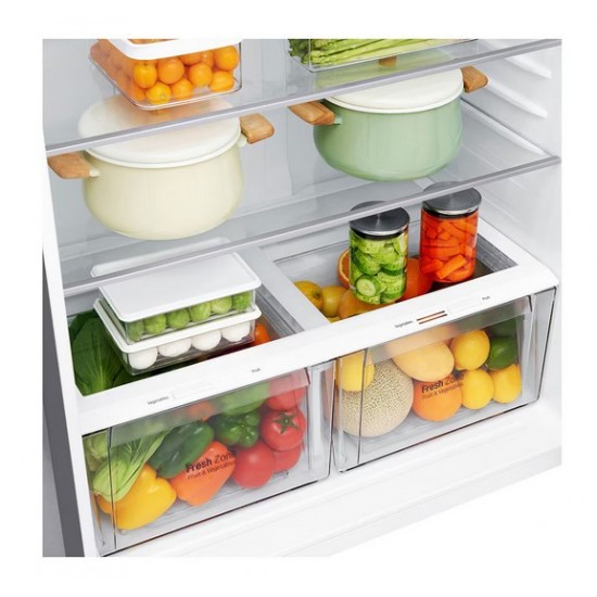 LG GTB916PZHED Ψυγείο Δίπορτο 592lt NoFrost Υ184xΠ86xΒ73cm Inox,LinearCooling™,Wi-Fi