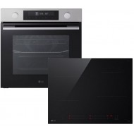 LG WS5D7210S+CI5Z2423BN Σετ Φούρνος Εστία ,Πυρόλυση , Aqua Clean ,Instaview,Χρώμα : Μαύρο γυαλί/ Ασημί φινίρισμα, Air Fry,ΕΠΑΓΩΓΙΚΕΣ ΕΣΙΕΣ ,LG ThinQ