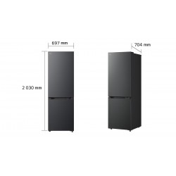 LG GBB569MCAMB Ψυγειοκαταψύκτης 462lt Total NoFrost ,Multi-Air Flow ,ΑΝΘΡΑΚΙ Υ185xΠ70.5xΒ74εκ. ,SmartThinQ™,Wi-Fi,