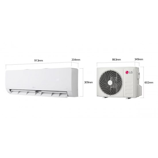 LG WZ18AWN/WZ18AWU ,Inverter 18000 BTU A++/A++,DUALCOOL PRO • R-32 • Wi-Fi Standard • Fast Cooling & Heating • 3D Ροή αέρα