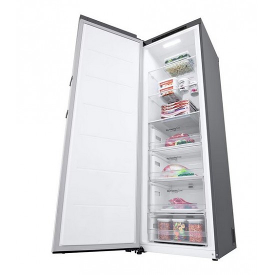 LG GFE41PZGSZ Καταψύκτης,Smart Inverter Compressor 10 Χρόνια εγγύηση στο μοτέρ.,Multi Air Flow Total No Frost.