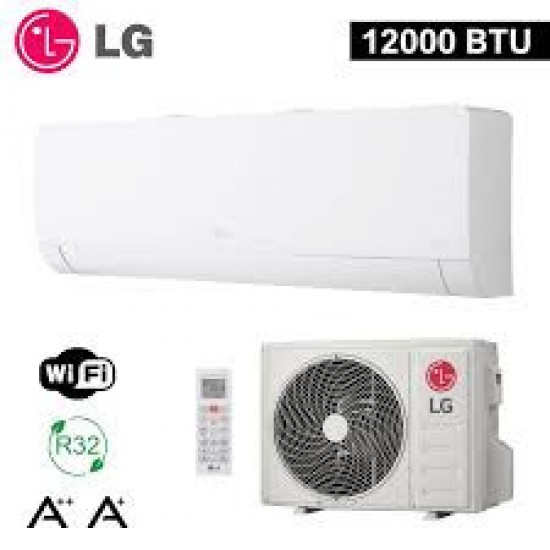 LG WZ12AWN/WZ12AWU Inverter 12000 BTU A++/A++ ,DUALCOOL PRO • R-32 • Wi-Fi Standard • Fast Cooling & Heating • 3D Ροή αέρα, ThinQ