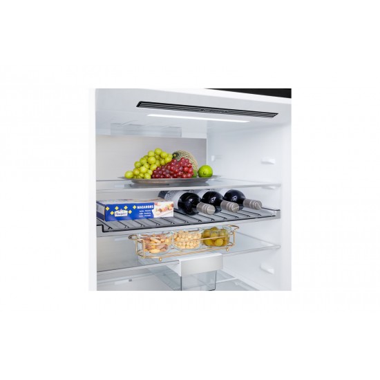 LG GBBW726CEV Ψυγειοκαταψύκτης 465lt ΑΝΘΡΑΚΙ Full No Frost Υ203xΠ69.7xΒ70.4cm ,Smart Inverter  ,Multi Air Flow, DoorCooling+ThinQ (Wi-Fi)