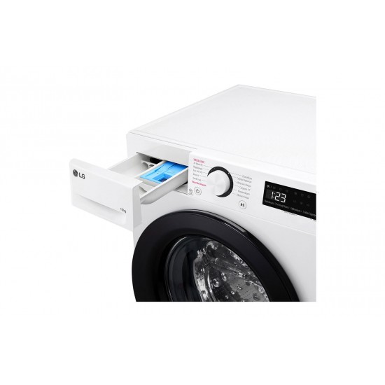 LG F4R3010NSWB Πλυντήριο Ρούχων 10kg με Ατμό 1400 Στροφών ,A-10%,AI DD™,Inverter Direct Drive,Τεχνολογία NFC LG F4R3010NSWB Πλυντήριο Ρούχων 10kg με Ατμό 1400 Στροφών ,A-10%,AI DD™,Inverter Direct Drive,Τεχνολογία NFC