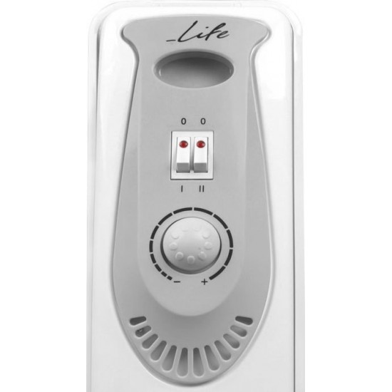 LIFE COMFY 221-0078 Ηλεκτρικό καλοριφέρ λαδιού με 11 φέτες μεγάλου μεγέθους, 2500W, λευκό. LIFE COMFY 221-0078 Ηλεκτρικό καλοριφέρ λαδιού με 11 φέτες μεγάλου μεγέθους, 2500W, λευκό.