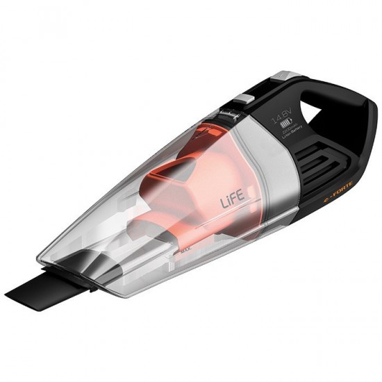 Life e-FORTE, wet & dry ,Επαναφορτιζόμενο Σκουπάκι Χειρός 14.8V Μαύρο Life e-FORTE, wet & dry ,Επαναφορτιζόμενο Σκουπάκι Χειρός 14.8V Μαύρο