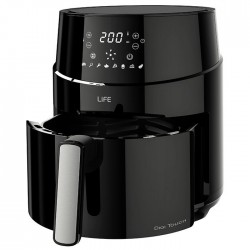 Life Digi Touch Φριτέζα Αέρος με Αποσπώμενο Κάδο 4.5lt ,1500w,8 προ-ρυθμισμένα προγράμματα μαγειρέματος,1,Μαύρη   Life Digi Touch Φριτέζα Αέρος με Αποσπώμενο Κάδο 4.5lt ,1500w,8 προ-ρυθμισμένα προγράμματα μαγειρέματος,1,Μαύρη