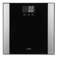 Life Cardio Ψηφιακή Ζυγαριά με Λιπομετρητή σε Μαύρο χρώμα (180KG)