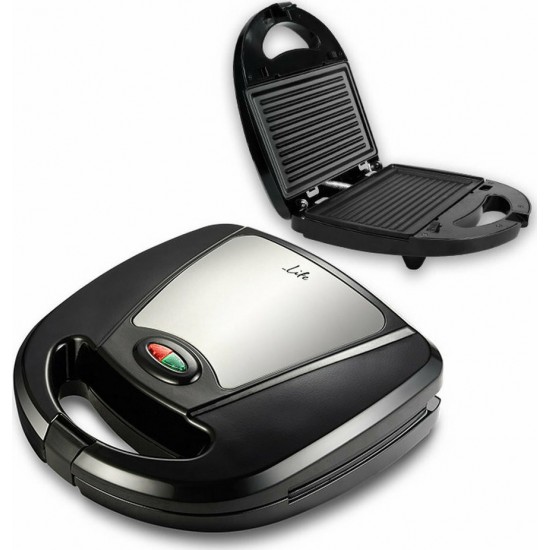 Life Royal Τοστιέρα για 2 Τοστ 750W Inox Life Royal Τοστιέρα για 2 Τοστ 750W Inox