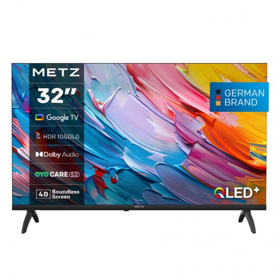 Metz 32MQF7000Z Smart Τηλεόραση 32" HD Ready QLED HDR,Google TV, Dolby Audio, HDR10, 5 χρόνια εγγύηση Metz 32MQF7000Z Smart Τηλεόραση 32" HD Ready QLED HDR,Google TV, Dolby Audio, HDR10, 5 χρόνια εγγύηση