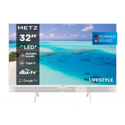 METZ 32MQE7100Z 32" ,Google TV OS, συμβατό με την Alexa)12Volt,τεχνολογία QLED+,