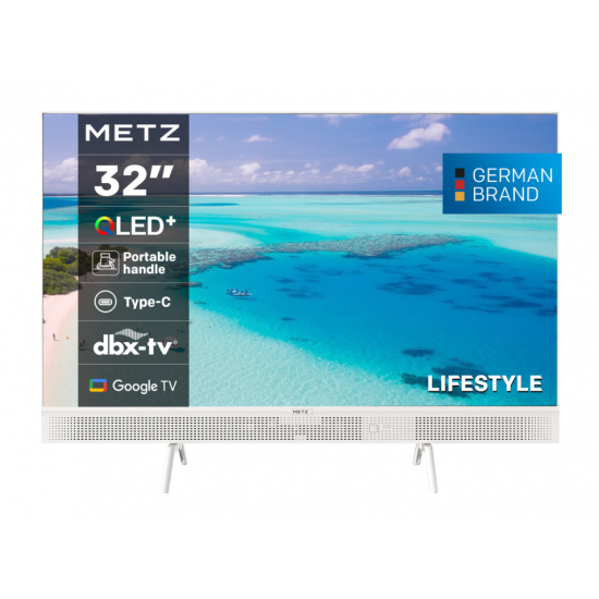 METZ 32MQE7100Z 32" ,Google TV OS, συμβατό με την Alexa)12Volt,τεχνολογία QLED+,