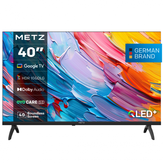 METZ 40MQF7000Z ,40" Inches, QLED FULL HD,Google TV ,WiFi,Smart TV.ΜΕ 5 ΧΡΟΝΙΑ ΕΓΓΥΗΣΗ