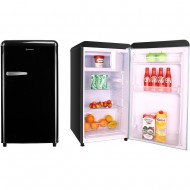 Morris MRS-31093B Retro Μονόπορτο Ψυγείο 83lt Υ89xΠ48xΒ54.5cm Μαύρο