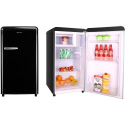 Morris MRS-31093B Retro Μονόπορτο Ψυγείο 83lt Υ89xΠ48xΒ54.5cm Μαύρο Morris MRS-31093B Retro Μονόπορτο Ψυγείο 83lt Υ89xΠ48xΒ54.5cm Μαύρο